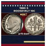 1980-s Proof Roosevelt Dime 10c pr70 dcam SEGS