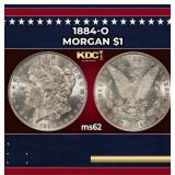 1884-o Morgan Dollar $1 Grades ms62