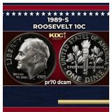 1989-s Proof Roosevelt Dime 10c pr70 dcam SEGS
