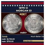 1879-o Morgan Dollar $1 ms64+ SEGS
