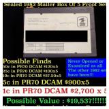 Original sealed box 5- 1982 United States Mint Pro