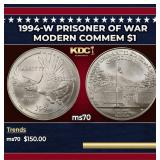 1994-w Prisoner of War Modern Commem Dollar $1 ms7