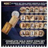 23 Piece Set Wild West Heroes & Outlaws Colorized