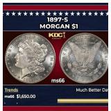 1897-s Morgan Dollar $1 ms66 SEGS