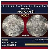 1897-s Morgan Dollar $1 ms66+ SEGS