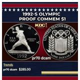 1992-s Olympic Proof Modern Commem Dollar $1 pr70