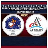 Snoopy In Space Artemis Missions Peanuts Colorized