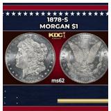 1878-s Morgan Dollar $1 Grades ms62