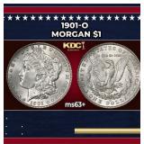 1901-o Morgan Dollar $1 Grades ms63+