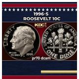 1996-s Proof Roosevelt Dime 10c pr70 dcam SEGS