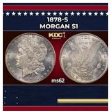 1878-s Morgan Dollar $1 Grades ms62