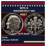 1973-s Proof Roosevelt Dime 10c pr70 dcam SEGS