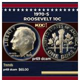 1970-s Proof Roosevelt Dime 10c pr69 dcam SEGS