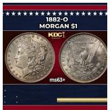 1882-o Morgan Dollar $1 Grades ms63+