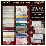 1970-1999 Mint Set Run 392 Coins 28 Complete Sets