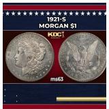 1921-s Morgan Dollar $1 Grades ms63