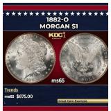 1882-o Morgan Dollar $1 Grades ms65