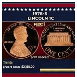 1978-s Proof Lincoln Cent 1c pr70 rd dcam SEGS