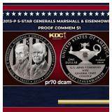2013-P 5-Star Generals Marshall & Eisenhower Proof