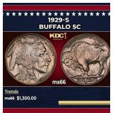 1929-s Buffalo Nickel 5c ms66 SEGS