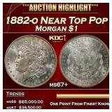 1882-o Morgan Dollar Near Top Pop $1 ms67+ SEGS
