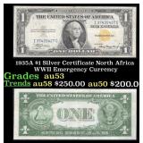 1935A $1 Silver Certificate North Africa WWII Emer