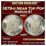1879-o Morgan Dollar Near Top Pop $1 ms65+ SEGS