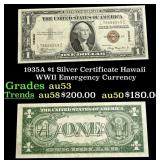 1935A $1 Silver Certificate Hawaii WWII Emergency