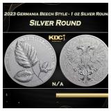 2023 Germania Beech Style - 1 oz Silver Round Roun