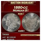 1880-cc Morgan Dollar $1 ms66+ SEGS