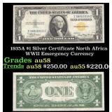 1935A $1 Silver Certificate North Africa WWII Emer