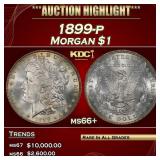 1899-p Morgan Dollar $1 ms66+ SEGS