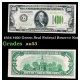 1934 $100 Green Seal Federal Reserve Note Grades S