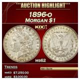 1896-o Morgan Dollar $1 ms62 USCG