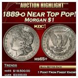 1888-o Morgan Dollar Near Top Pop! $1 ms66+ SEGS