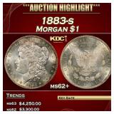 1883-s Morgan Dollar $1 ms62+ USCG