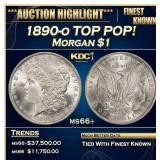 1890-o Morgan Dollar TOP POP! $1 ms66+ SEGS