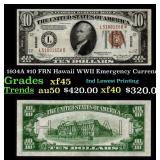 1934A $10 FRN Hawaii WWII Emergency Currency Grade