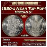 1880-o Morgan Dollar Near Top Pop! $1 ms65+ SEGS