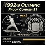 1992-s Olympic Proof Modern Commem Dollar $1 pr70
