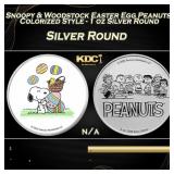 Snoopy & Woodstock Easter Egg Peanuts Colorized St