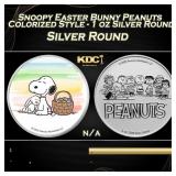 Snoopy Easter Bunny Peanuts Colorized Style - 1 oz