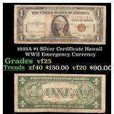 1935A $1 Silver Certificate Hawaii WWII Emergency