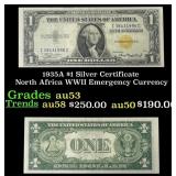 1935A $1 Silver Certificate North Africa WWII Emer