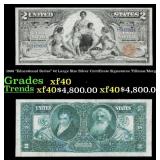 1896 $2 Large Size Silver Certificate "Educational