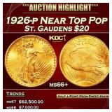 1926-p Gold St. Gaudens Double Eagle Near Top Pop