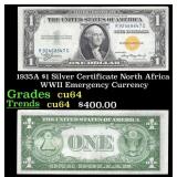 1935A $1 Silver Certificate North Africa WWII Emer