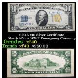 1934A $10 Silver Certificate North Africa WWII Eme