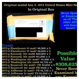 Original sealed box 5- 1973 United States Mint Set