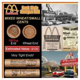 Lincoln Wheat Cent 1c Mixed Roll Orig Brandt McDon